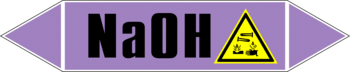 Маркировка трубопровода "na(oh)" (a07, пленка, 358х74 мм)" - Маркировка трубопроводов - Маркировки трубопроводов "ЩЕЛОЧЬ" - Магазин охраны труда и техники безопасности stroiplakat.ru