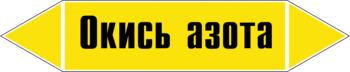 Маркировка трубопровода "окись азота" (пленка, 126х26 мм) - Маркировка трубопроводов - Маркировки трубопроводов "ГАЗ" - Магазин охраны труда и техники безопасности stroiplakat.ru