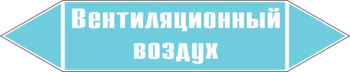 Маркировка трубопровода "вентиляционный воздух" (пленка, 507х105 мм) - Маркировка трубопроводов - Маркировки трубопроводов "ВОЗДУХ" - Магазин охраны труда и техники безопасности stroiplakat.ru